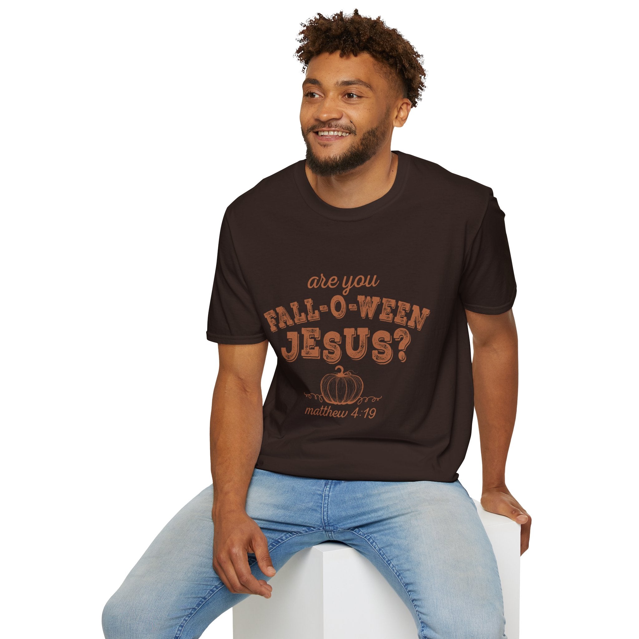 Fall-O-Ween Jesus T-Shirt – Are You Fall-O-Ween Jesus? Christian Pumpkin Tee