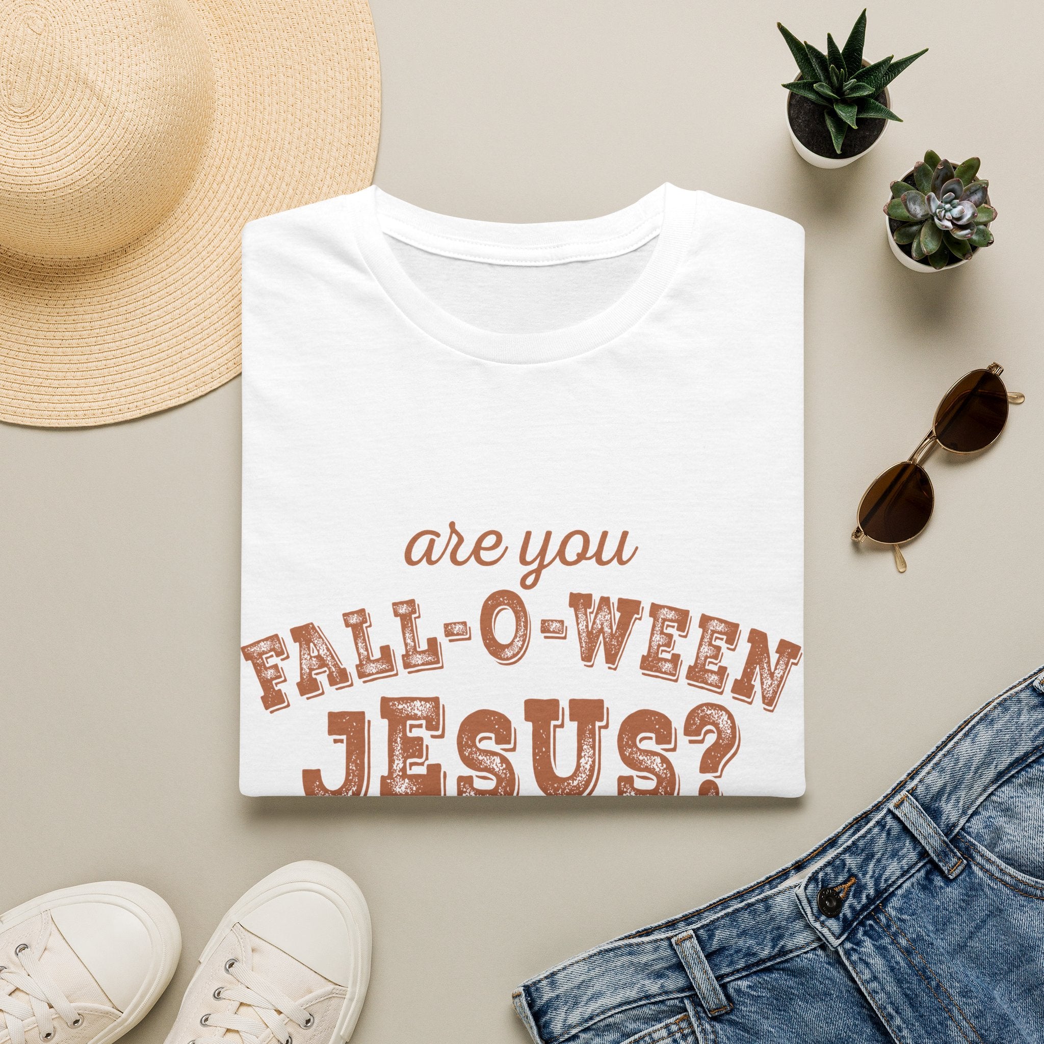 Fall-O-Ween Jesus T-Shirt – Are You Fall-O-Ween Jesus? Christian Pumpkin Tee