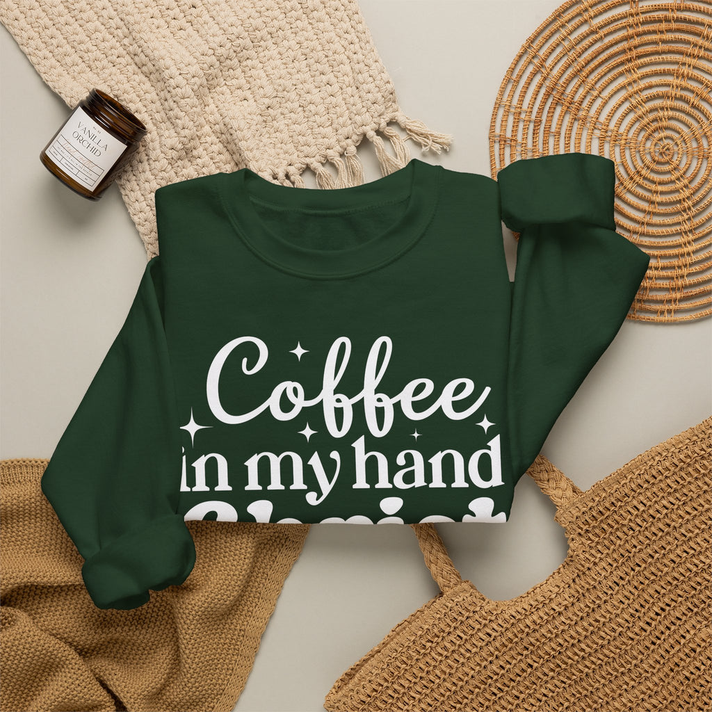 Coffee in My Hand Christ in My Heart Sweatshirt