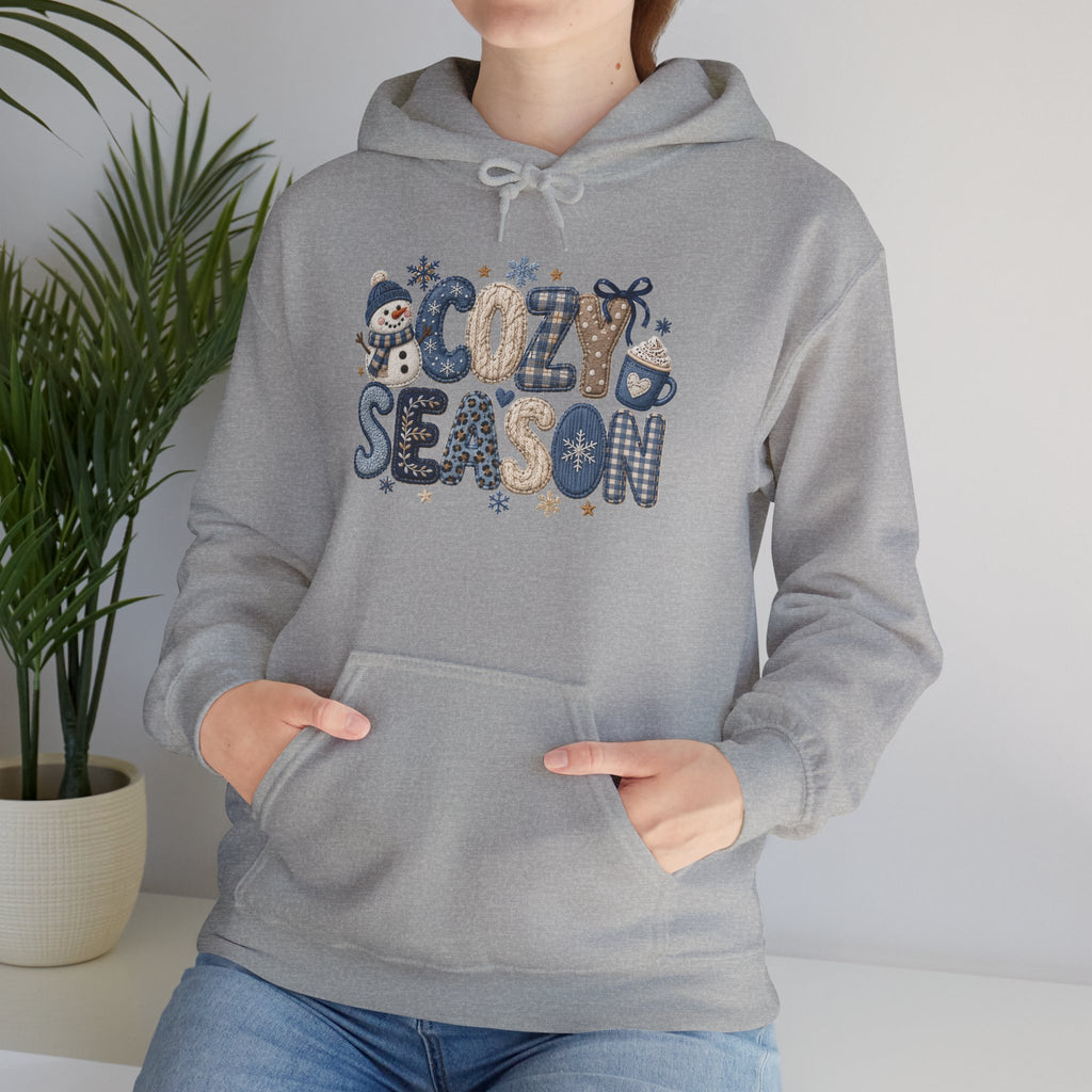 Cozy Season Hoodie - Cute Winter Graphic Pullover