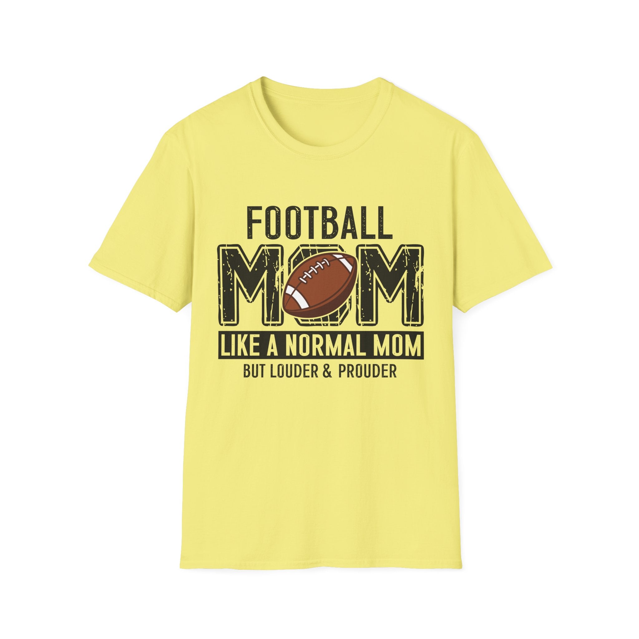 Football Mom T-Shirt — "Football Mom" Vintage Graphic Tee