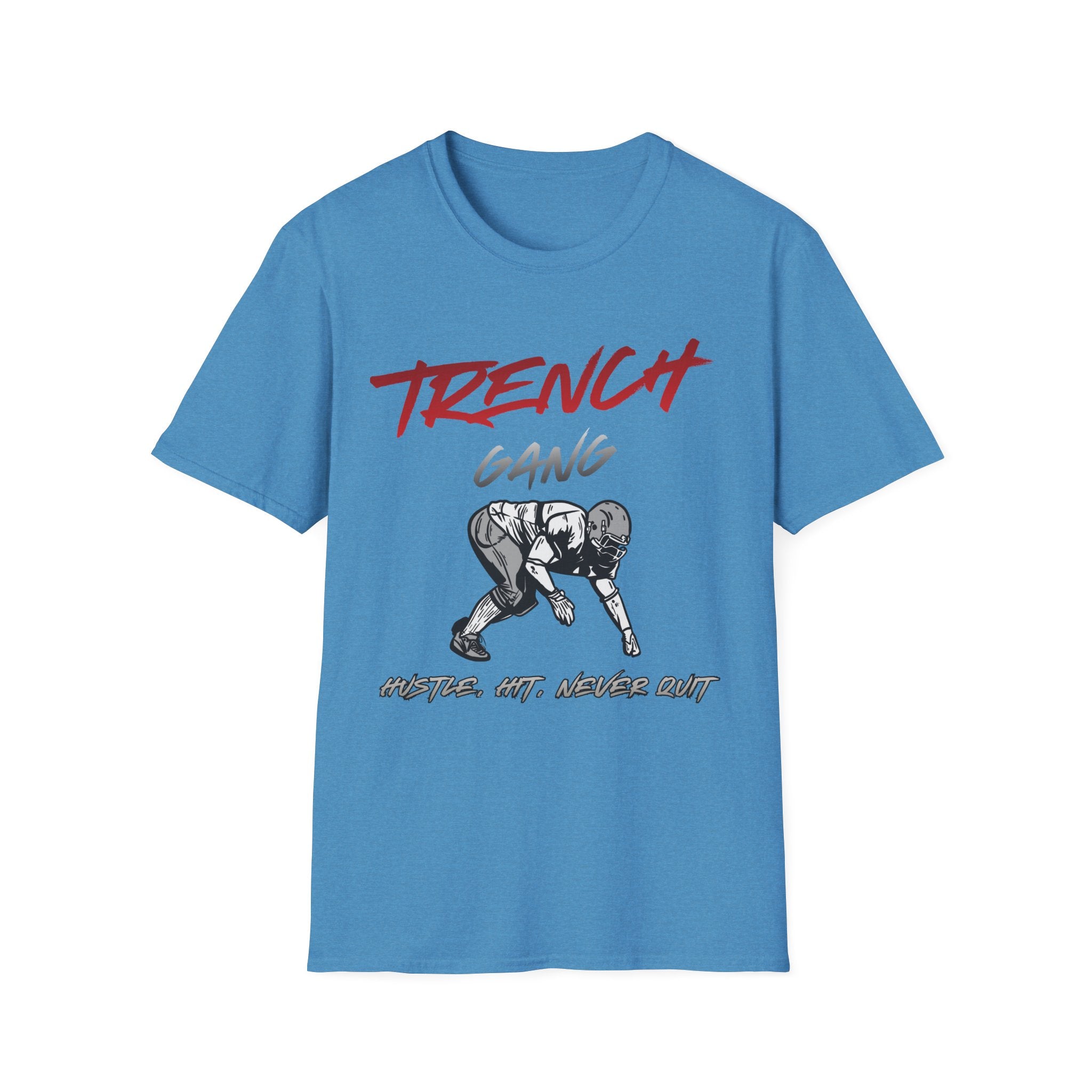 Trench Gang Football Tee — Vintage Graphic