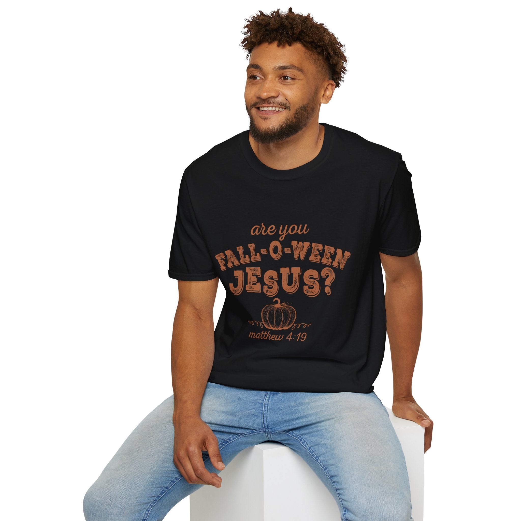 Fall-O-Ween Jesus T-Shirt – Are You Fall-O-Ween Jesus? Christian Pumpkin Tee