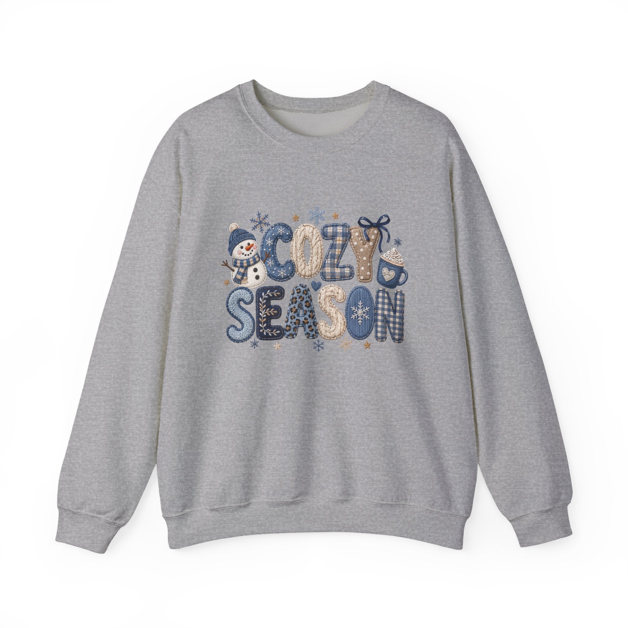 Cozy Season Sweatshirt — Winter Snowman Crewneck