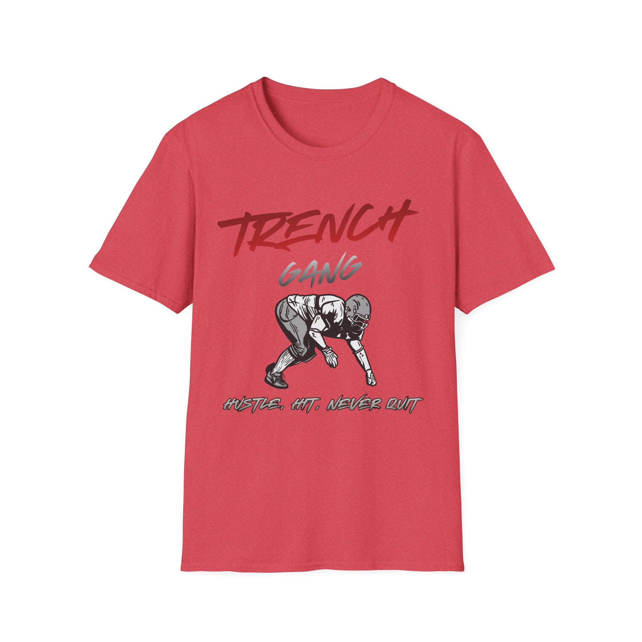 Trench Gang Football Tee — Vintage Graphic