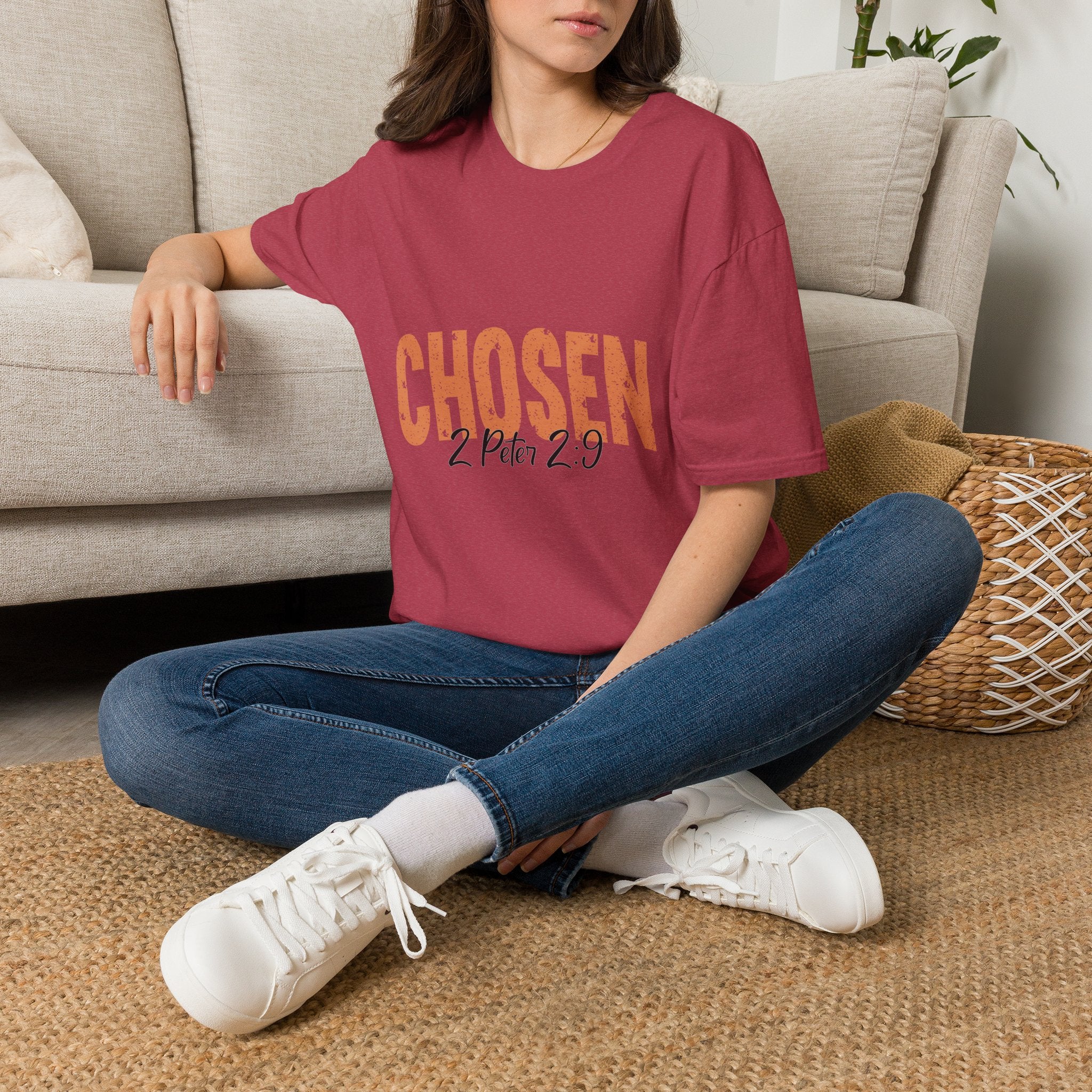 "CHOSEN" Bible Verse T‑Shirt (2 Peter 2:9) Inspirational Christian Tee