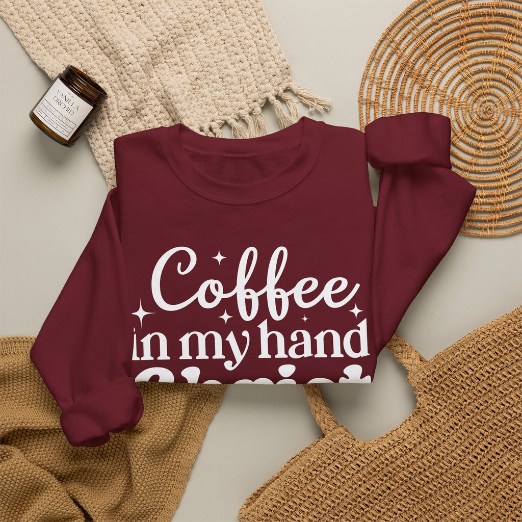 Coffee in My Hand Christ in My Heart Sweatshirt