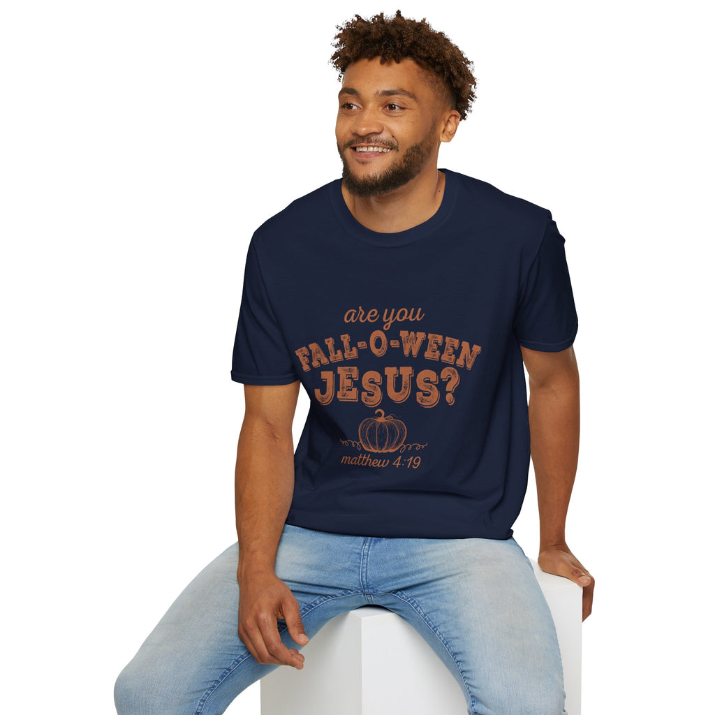 Fall-O-Ween Jesus T-Shirt – Are You Fall-O-Ween Jesus? Christian Pumpkin Tee