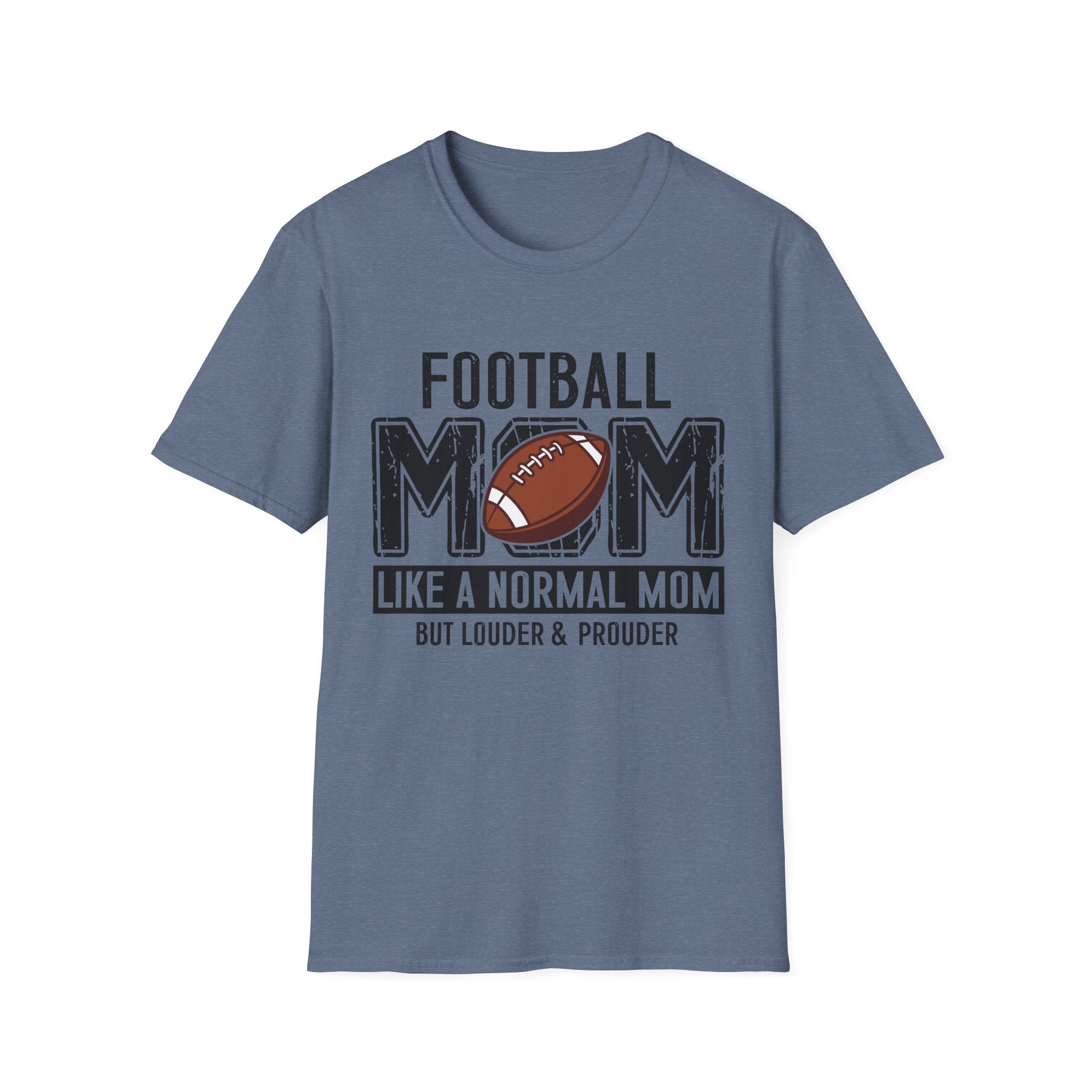 Football Mom T-Shirt — "Football Mom" Vintage Graphic Tee