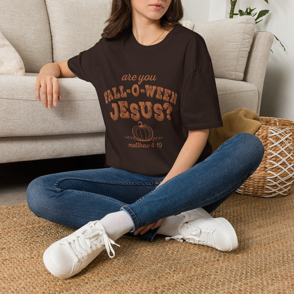 Fall-O-Ween Jesus T-Shirt – Are You Fall-O-Ween Jesus? Christian Pumpkin Tee
