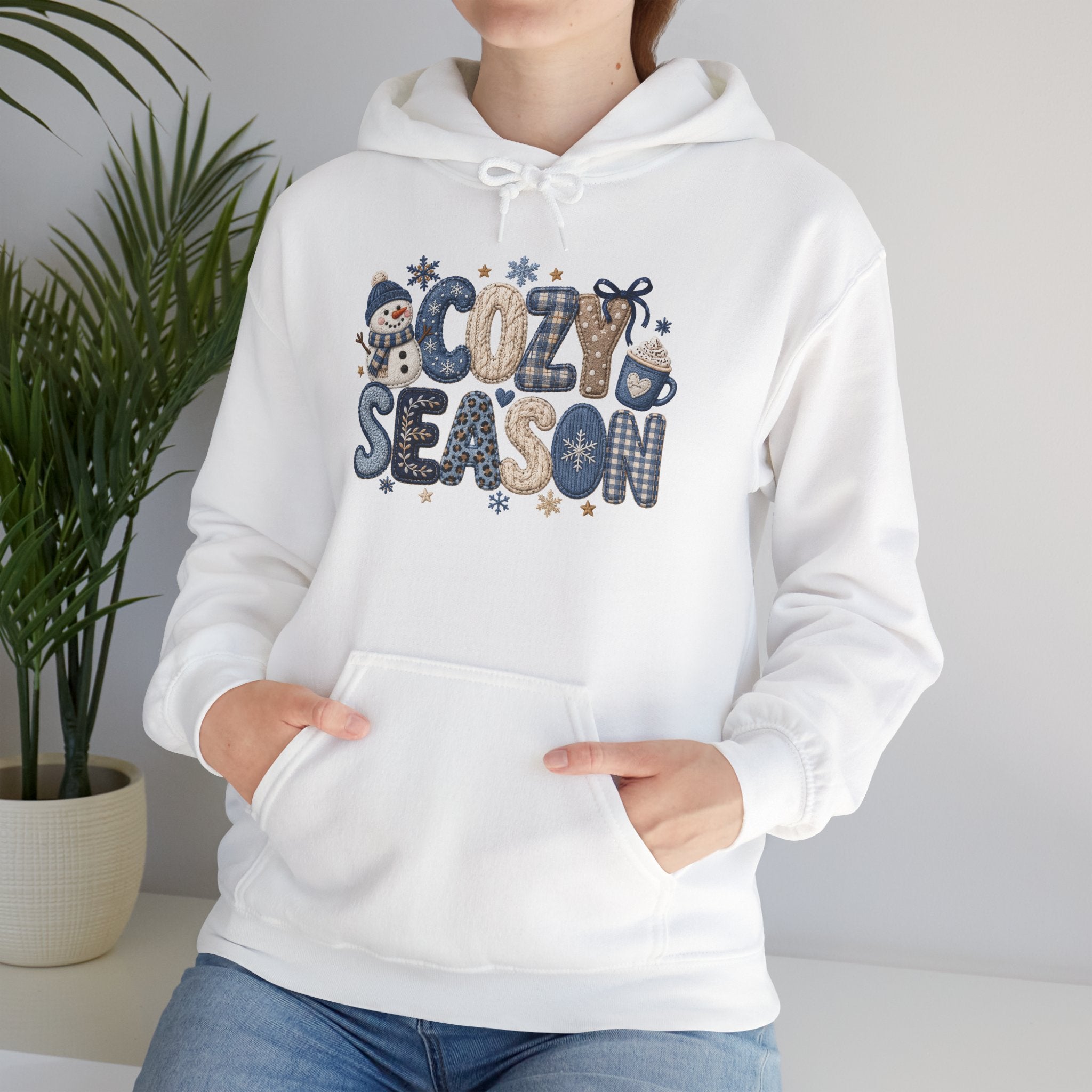 Cozy Season Hoodie - Cute Winter Graphic Pullover
