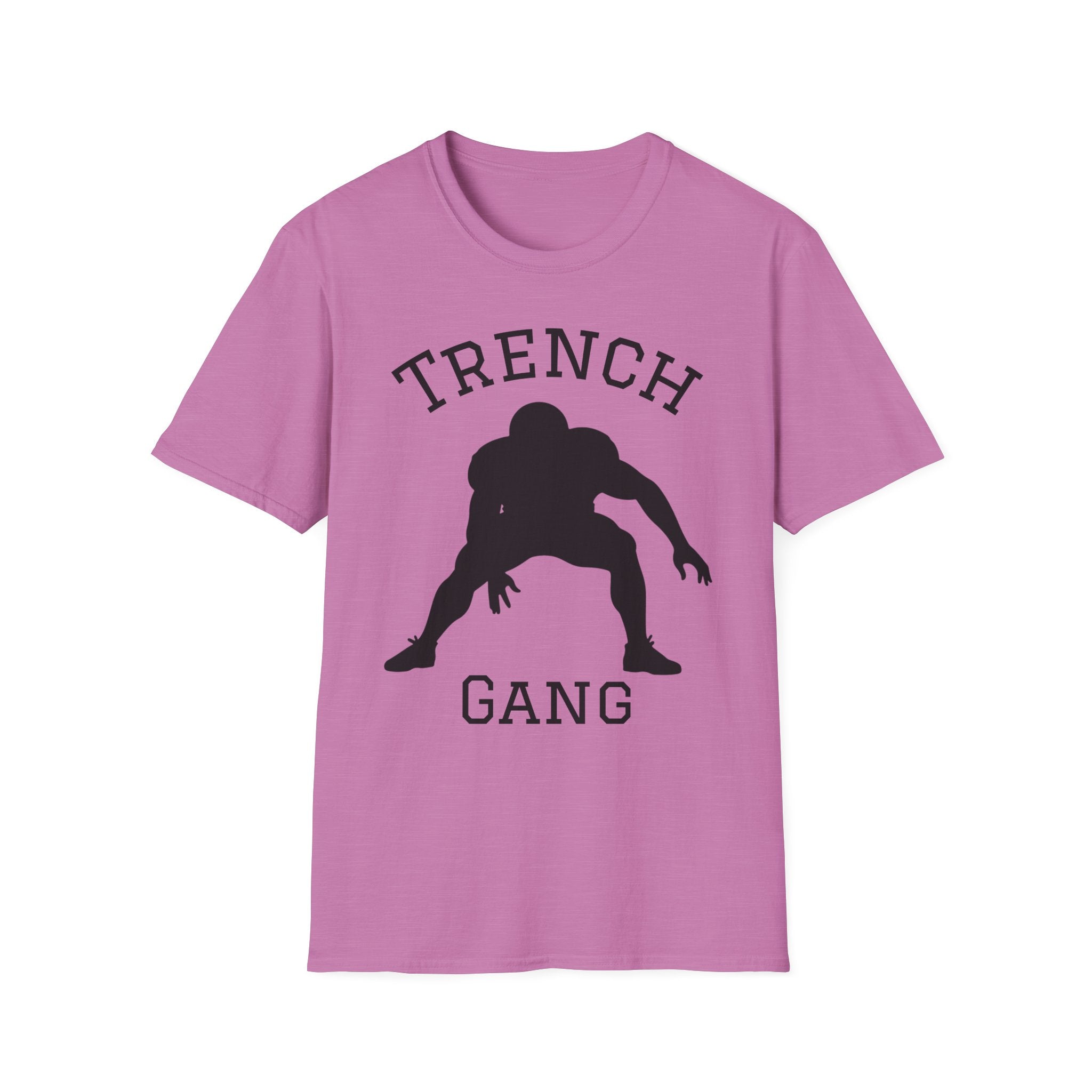 Football Lineman Tee — Retro Trench 3‑Point Stance Tee