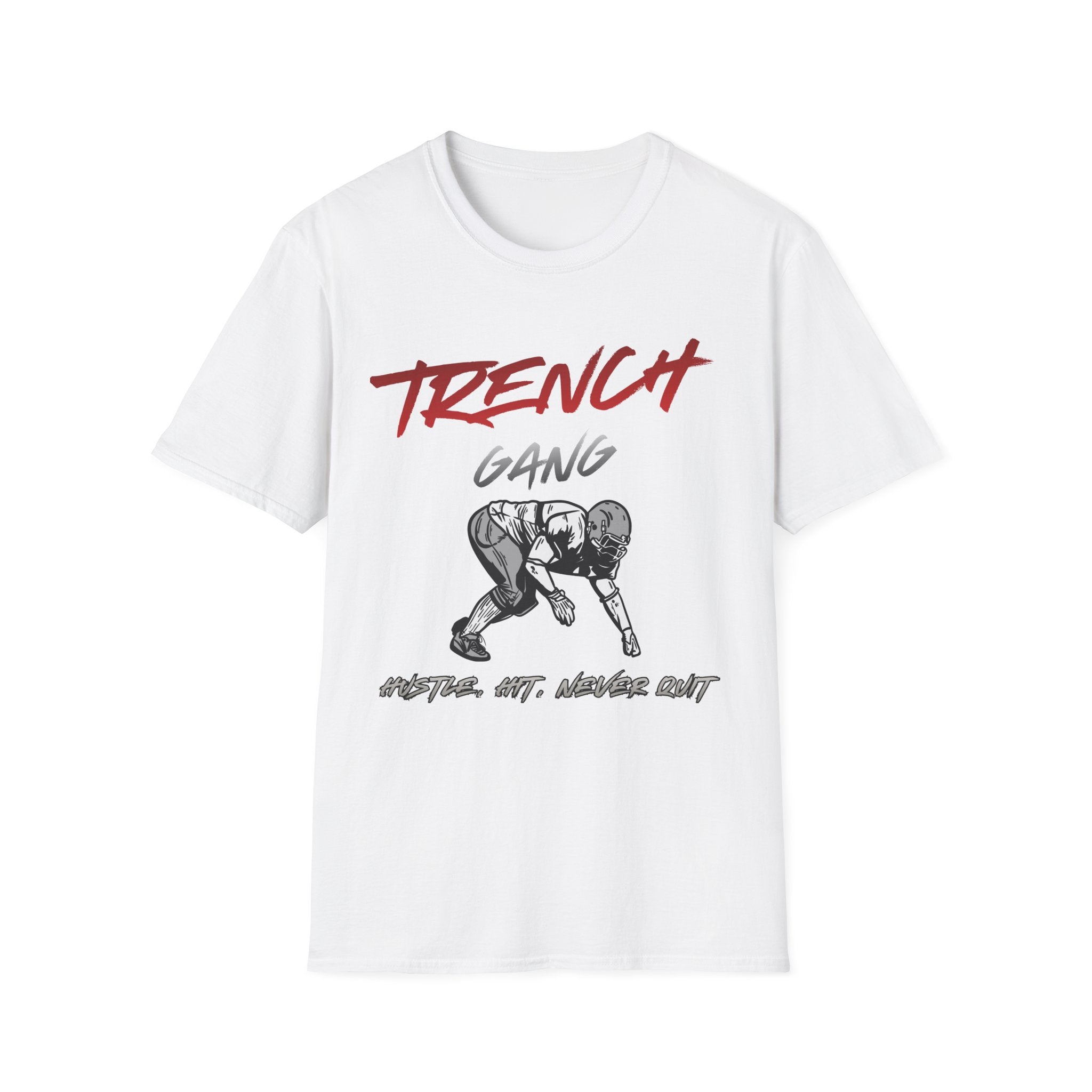 Trench Gang Football Tee — Vintage Graphic