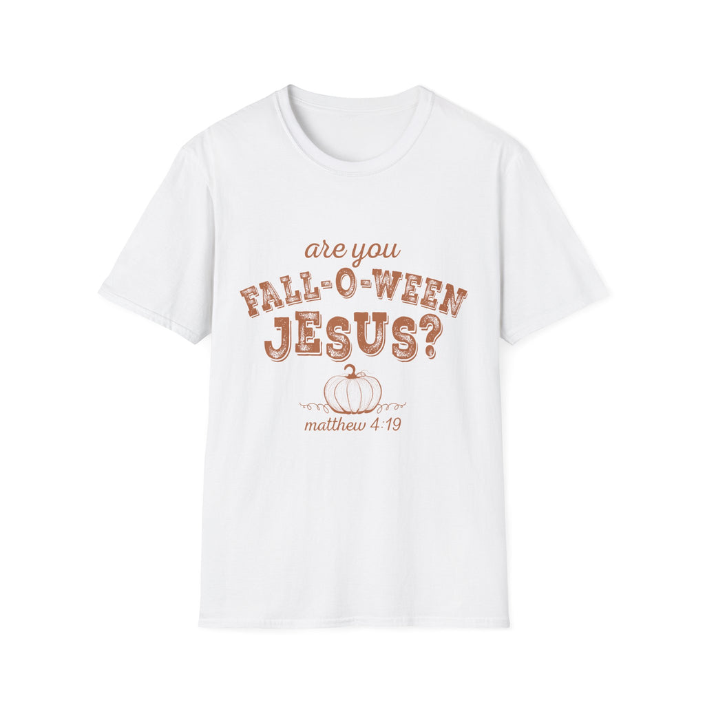 Fall-O-Ween Jesus T-Shirt – Are You Fall-O-Ween Jesus? Christian Pumpkin Tee