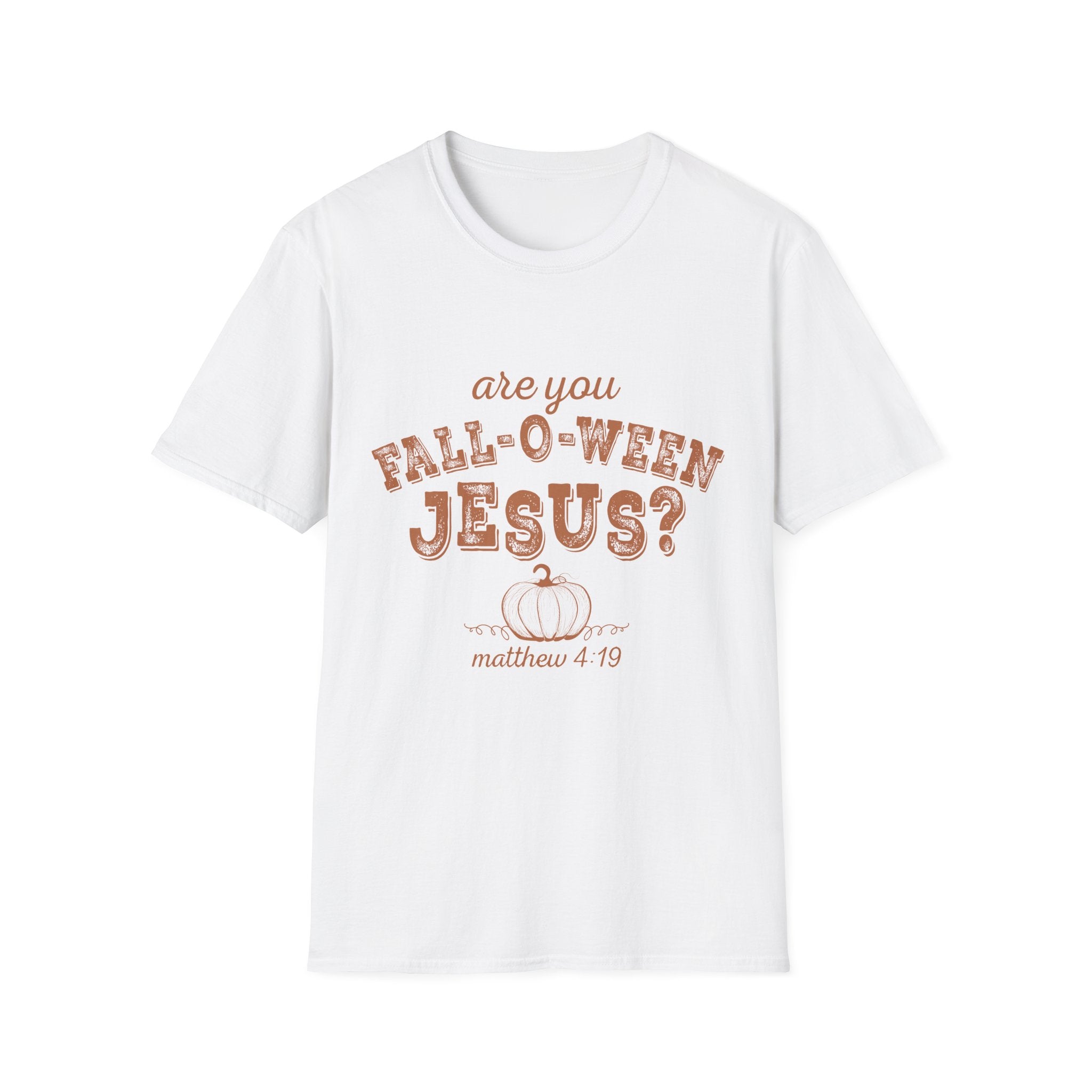 Fall-O-Ween Jesus T-Shirt – Are You Fall-O-Ween Jesus? Christian Pumpkin Tee
