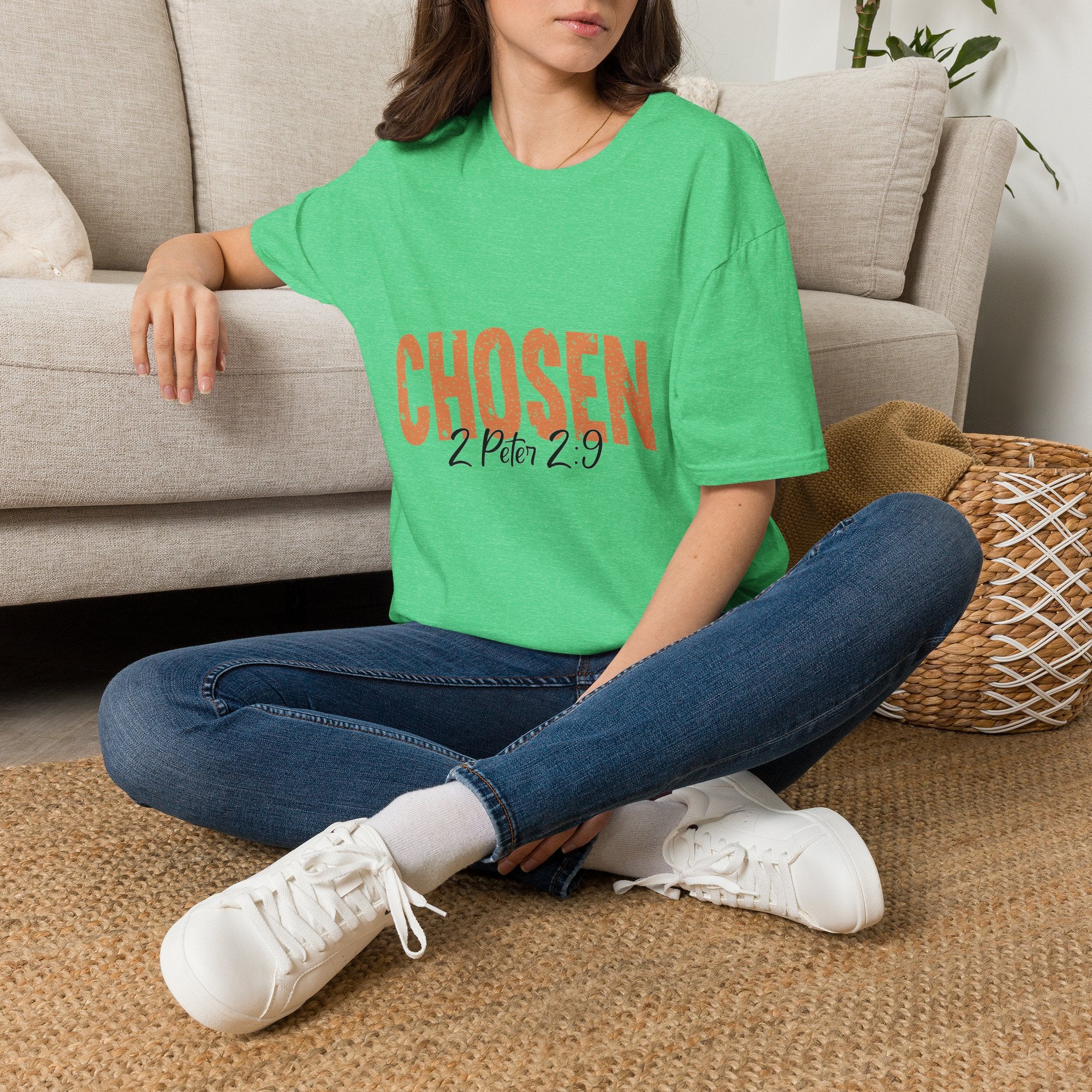 "CHOSEN" Bible Verse T‑Shirt (2 Peter 2:9) Inspirational Christian Tee