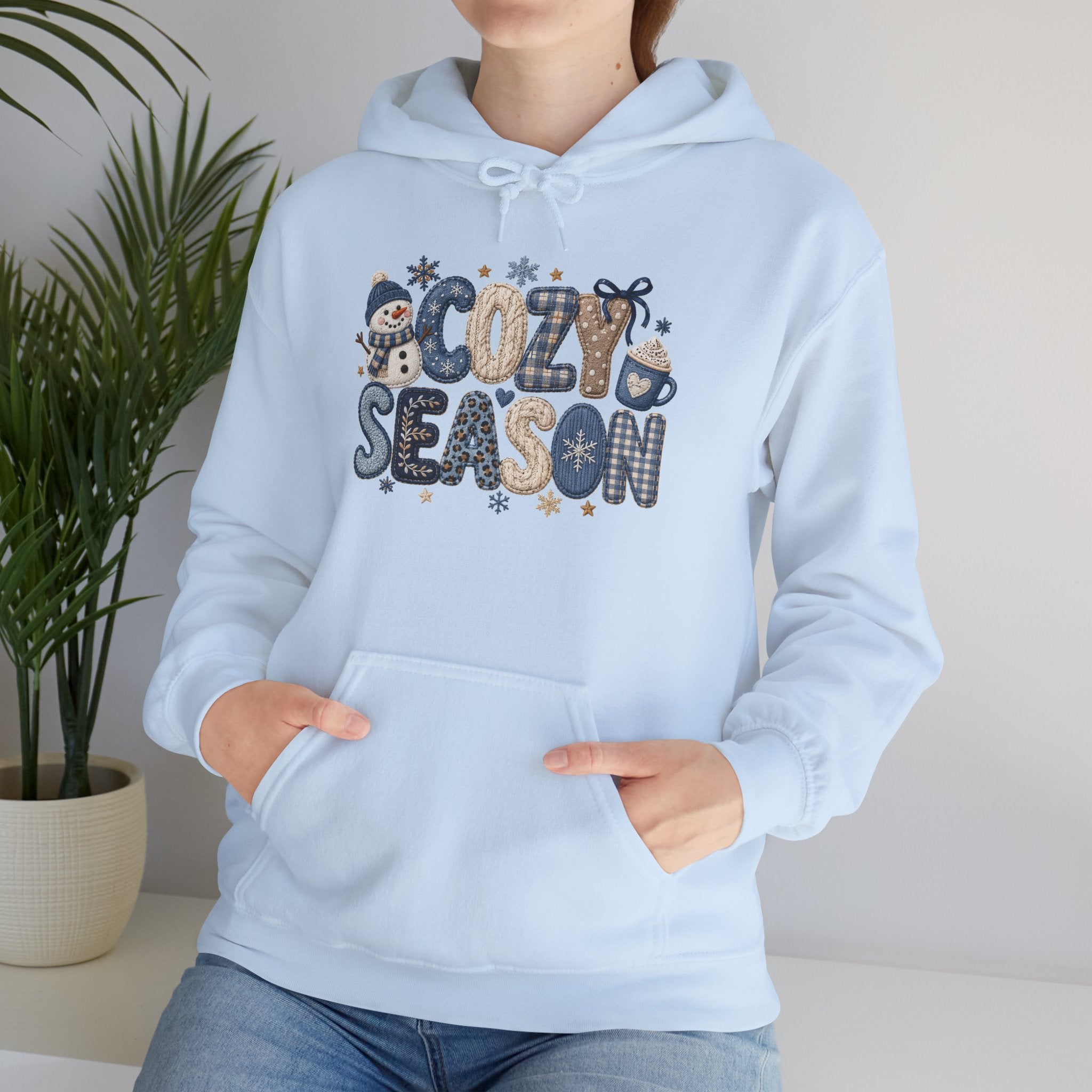 Cozy Season Hoodie - Cute Winter Graphic Pullover