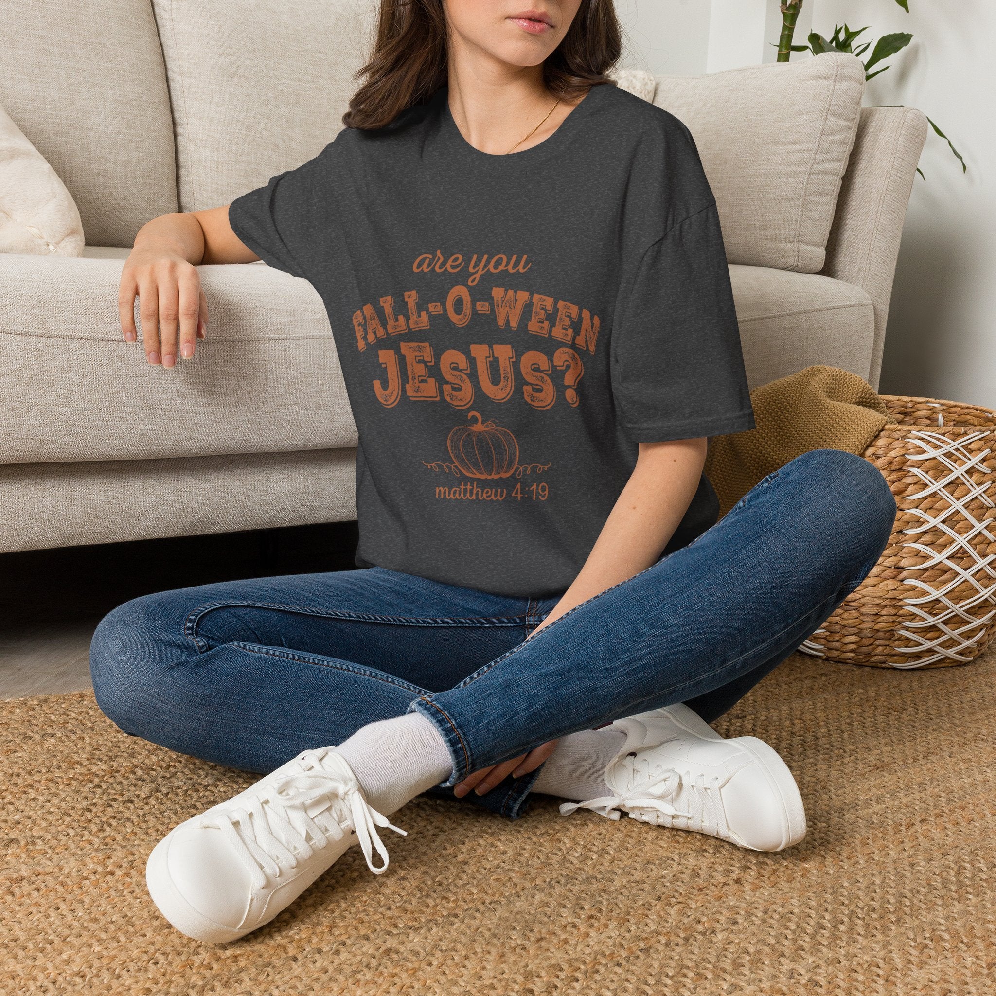 Fall-O-Ween Jesus T-Shirt – Are You Fall-O-Ween Jesus? Christian Pumpkin Tee