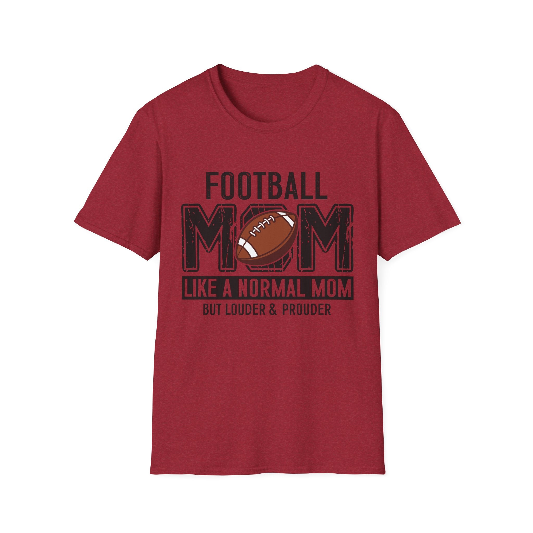 Football Mom T-Shirt — "Football Mom" Vintage Graphic Tee