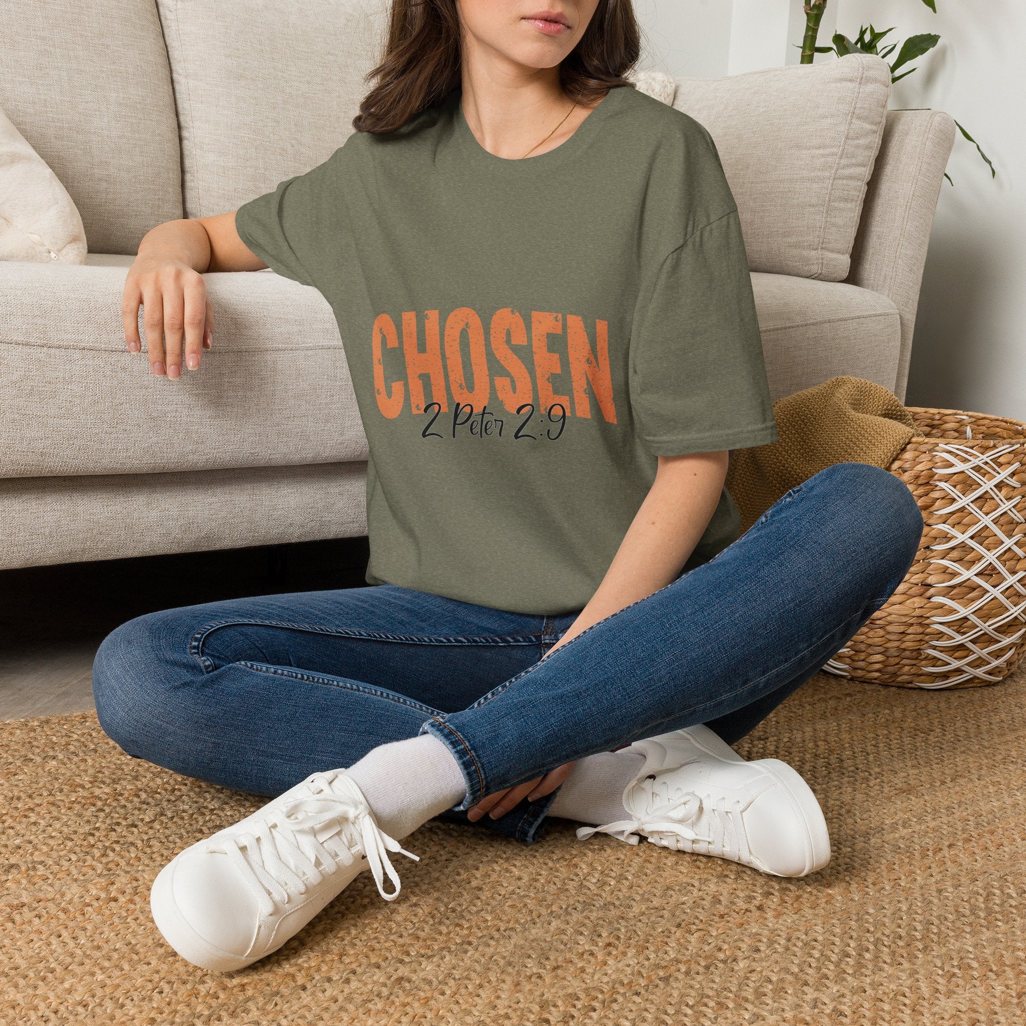 "CHOSEN" Bible Verse T‑Shirt (2 Peter 2:9) Inspirational Christian Tee