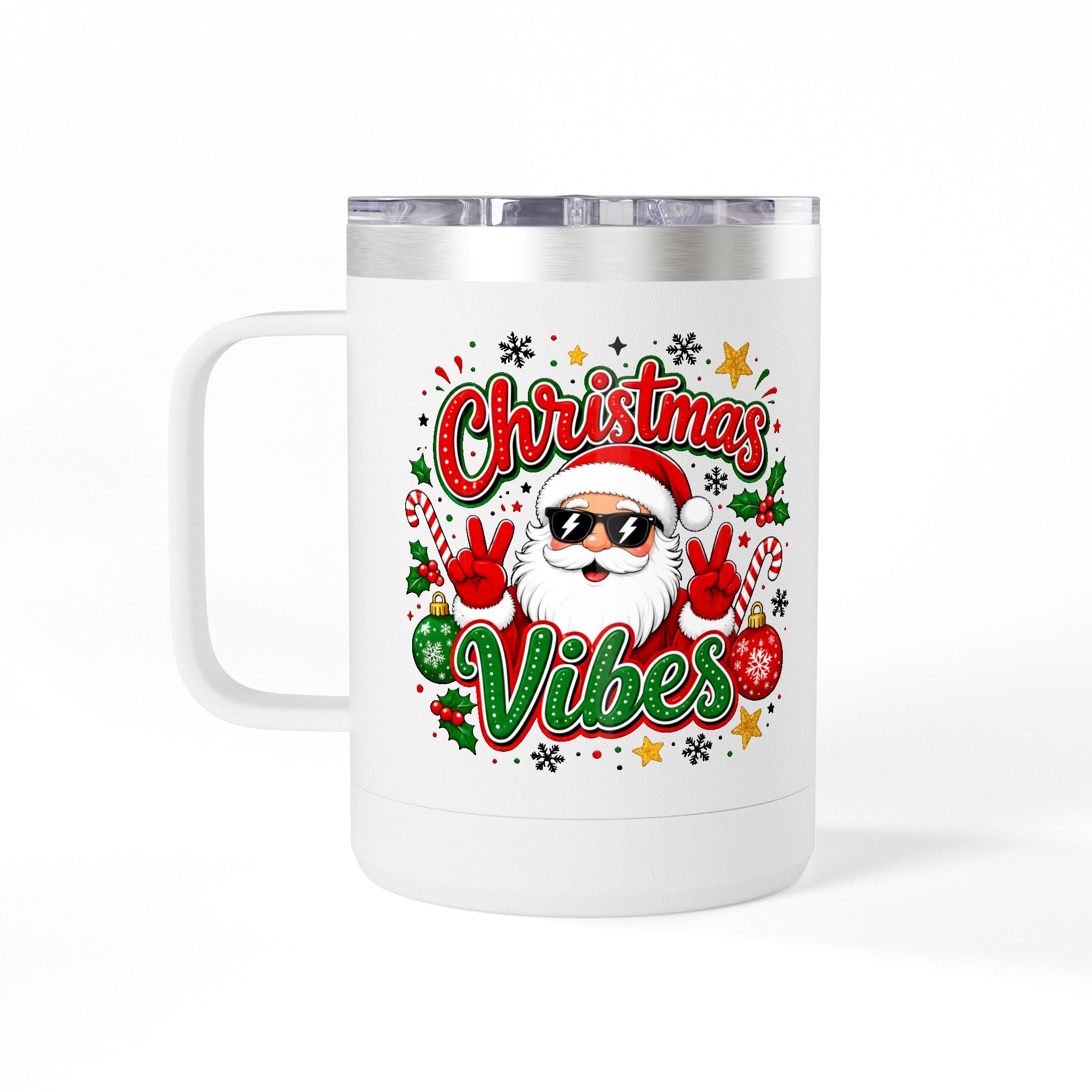 Christmas Vibes 15oz Tumbler Mug
