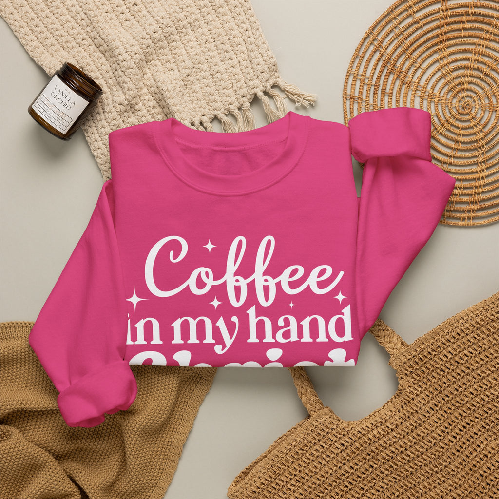 Coffee in My Hand Christ in My Heart Sweatshirt