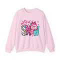 Let It Snow Crewneck Sweatshirt — Cute Snowman Winter Holiday Pullover