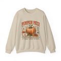 Pumpkin Patch Crewneck Sweatshirt — Vintage Autumn Farm Pumpkin Design