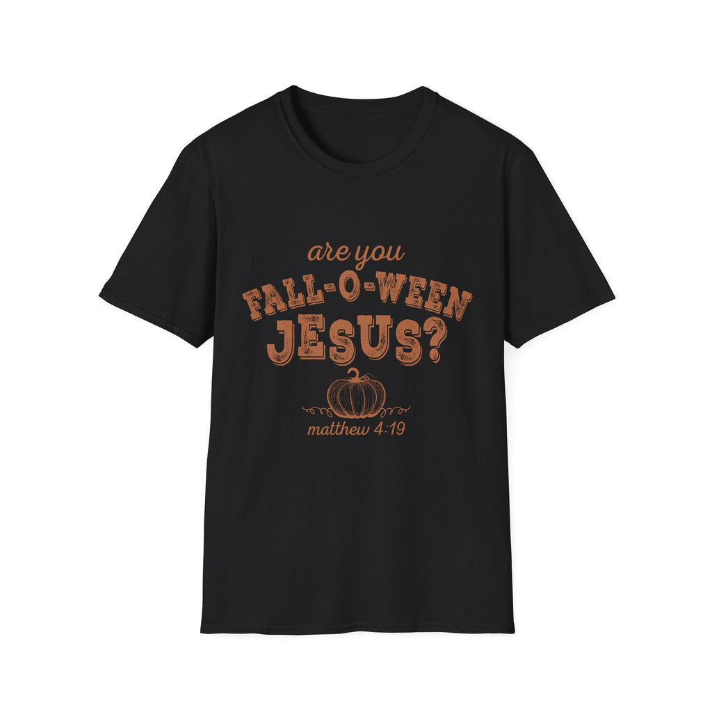 Fall-O-Ween Jesus T-Shirt – Are You Fall-O-Ween Jesus? Christian Pumpkin Tee