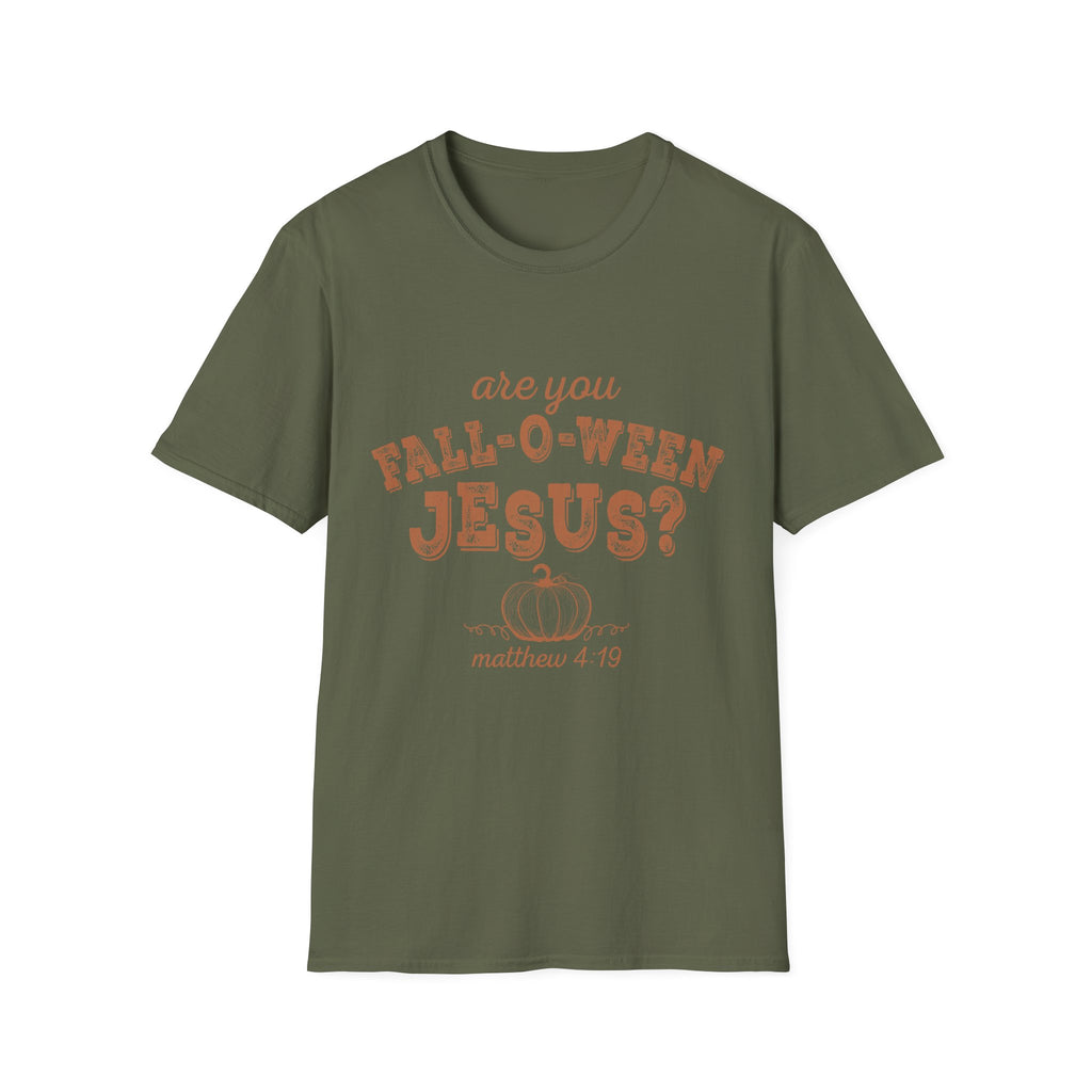 Fall-O-Ween Jesus T-Shirt – Are You Fall-O-Ween Jesus? Christian Pumpkin Tee