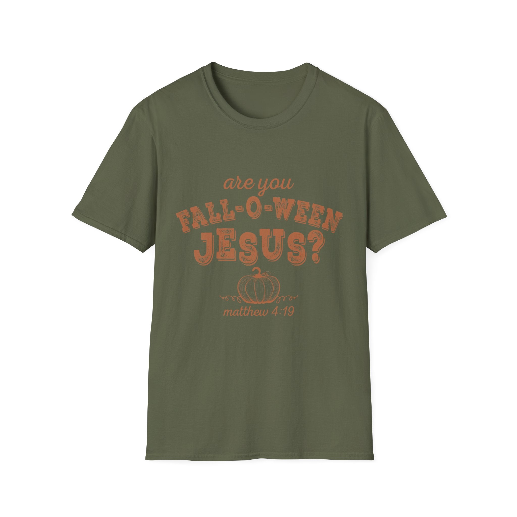 Fall-O-Ween Jesus T-Shirt – Are You Fall-O-Ween Jesus? Christian Pumpkin Tee