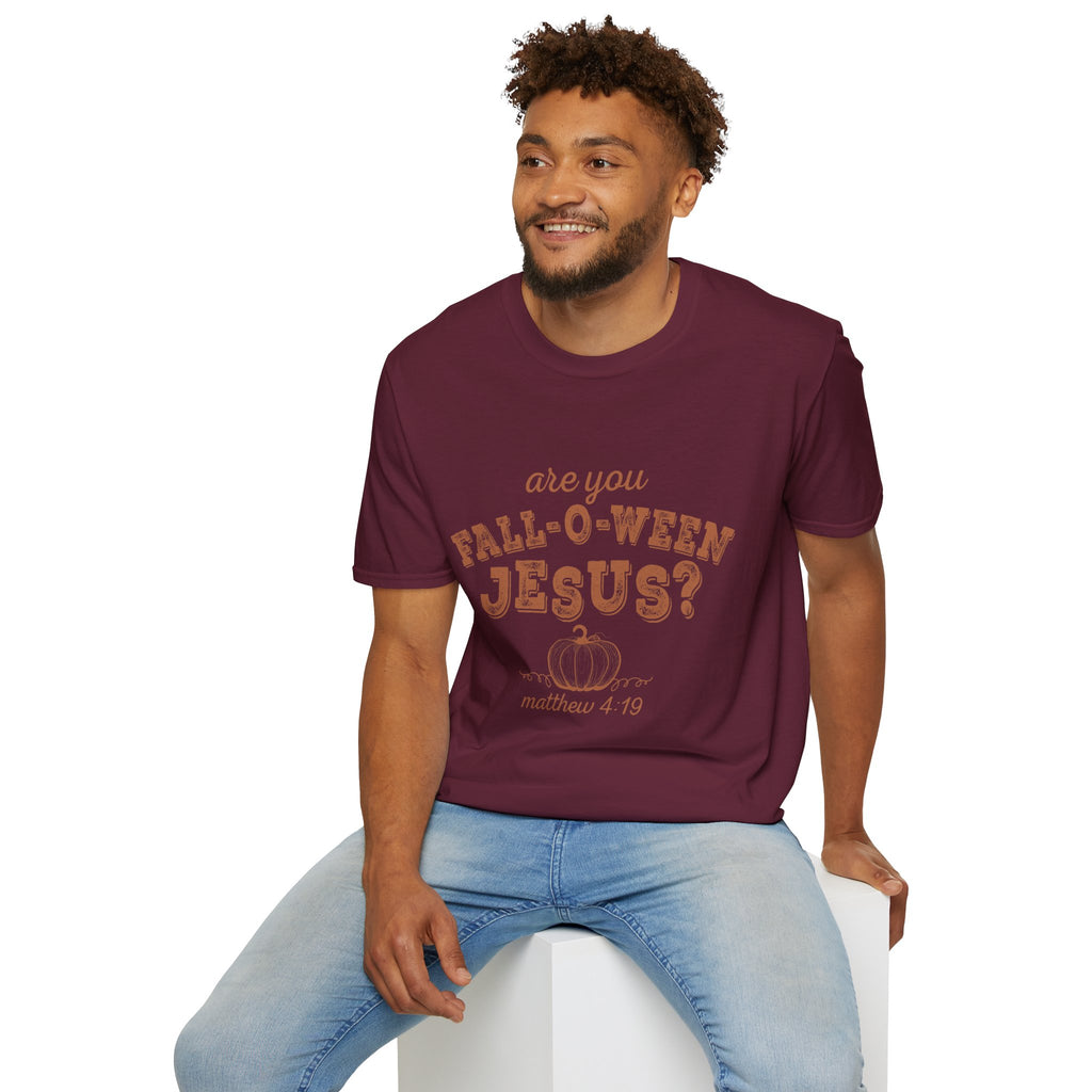 Fall-O-Ween Jesus T-Shirt – Are You Fall-O-Ween Jesus? Christian Pumpkin Tee