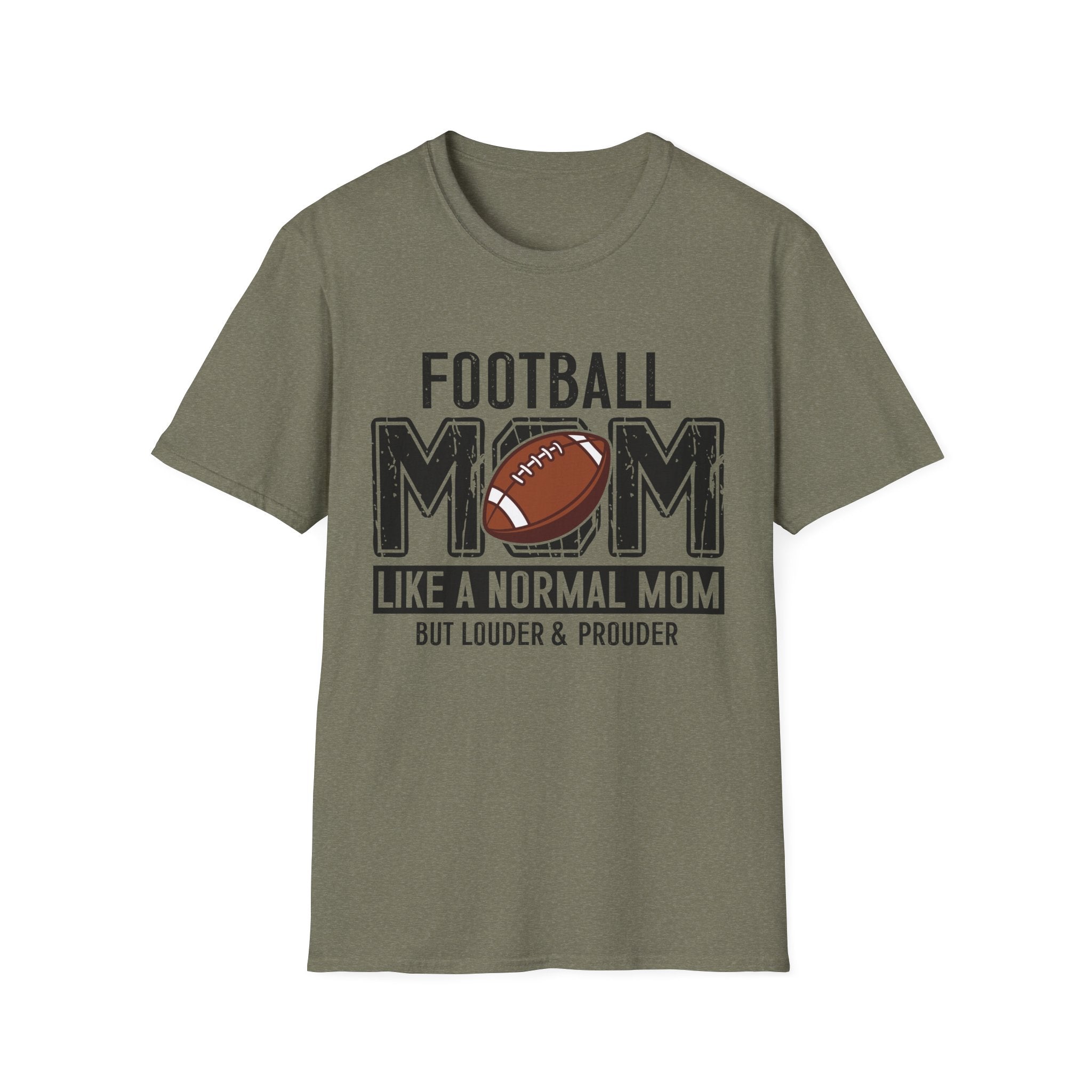 Football Mom T-Shirt — "Football Mom" Vintage Graphic Tee