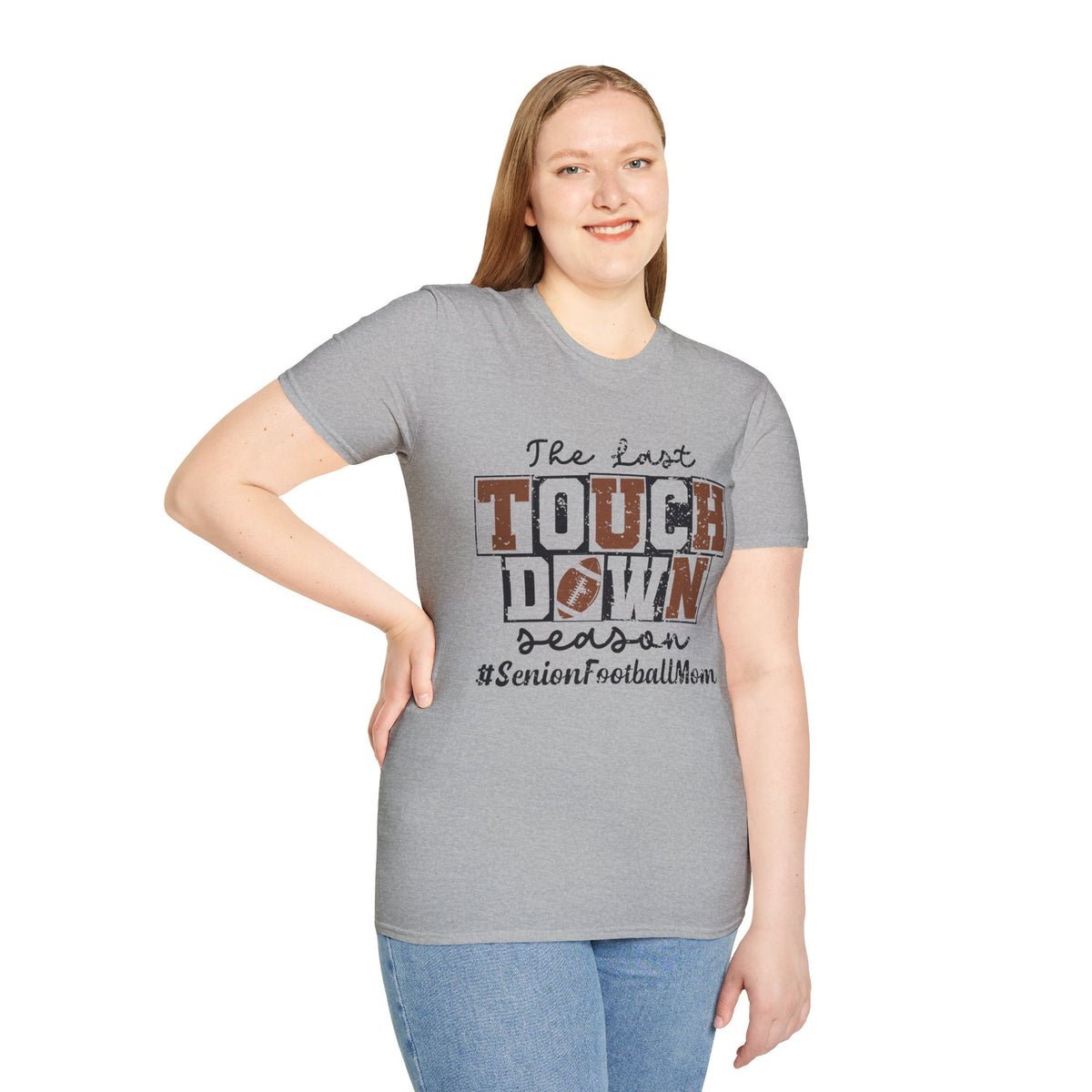 The Last Touchdown T-Shirt | Football Senior Mom Shirt Personalized