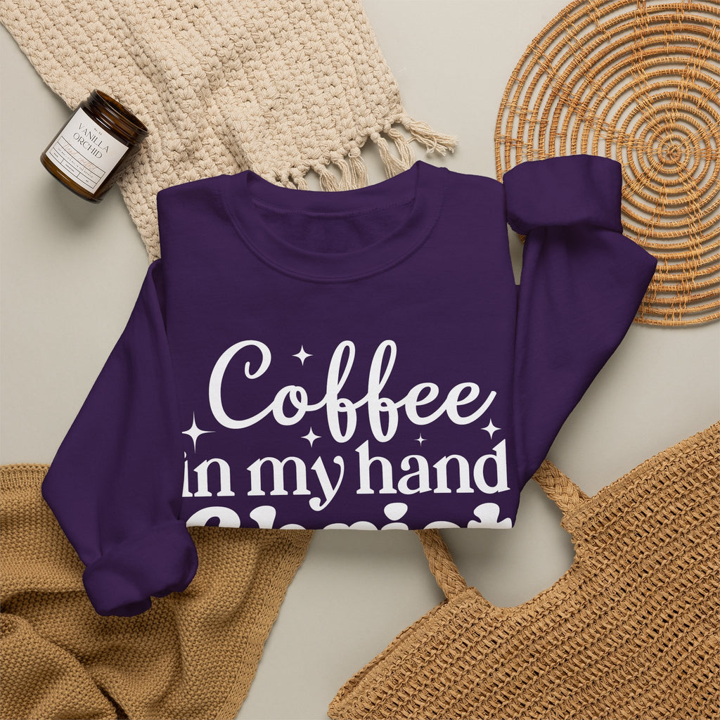 Coffee in My Hand Christ in My Heart Sweatshirt