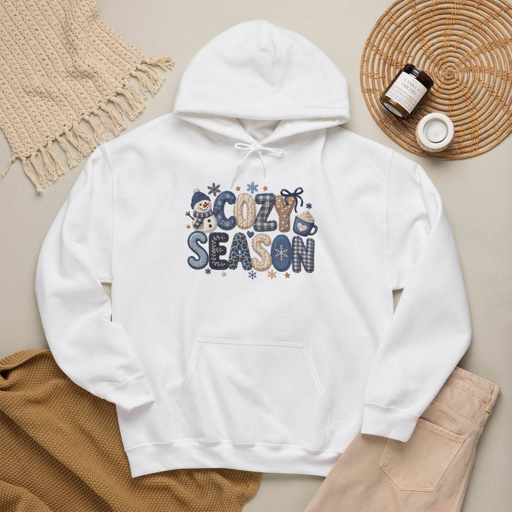 Cozy Season Hoodie - Cute Winter Graphic Pullover