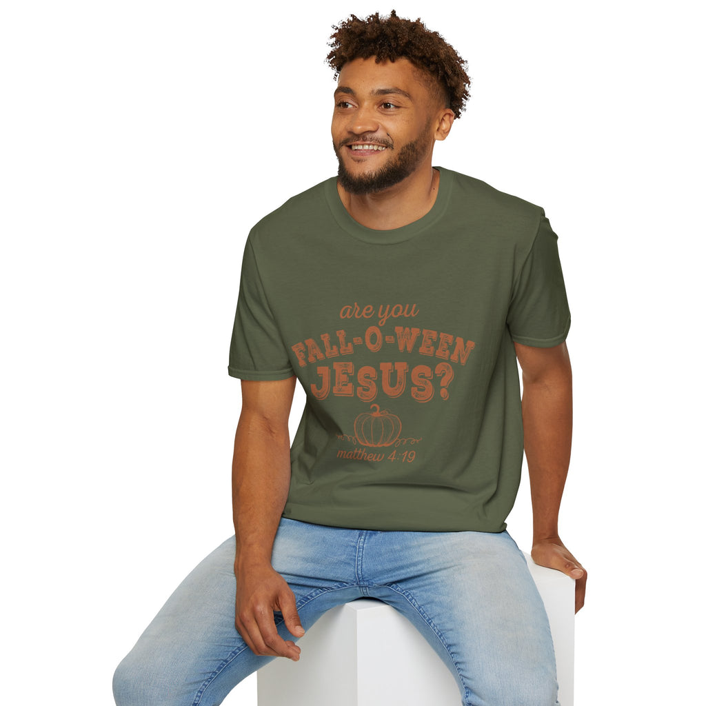 Fall-O-Ween Jesus T-Shirt – Are You Fall-O-Ween Jesus? Christian Pumpkin Tee