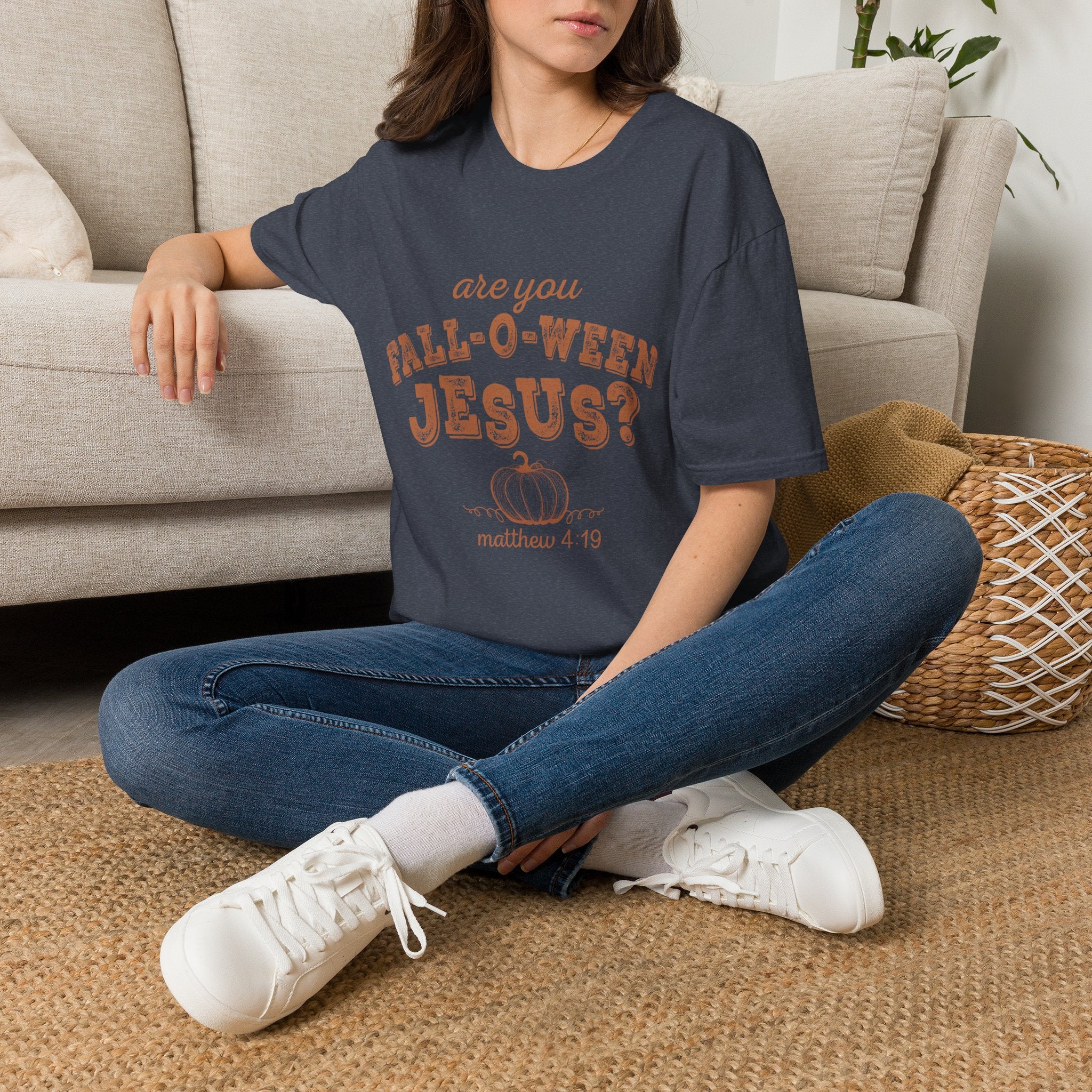 Fall-O-Ween Jesus T-Shirt – Are You Fall-O-Ween Jesus? Christian Pumpkin Tee
